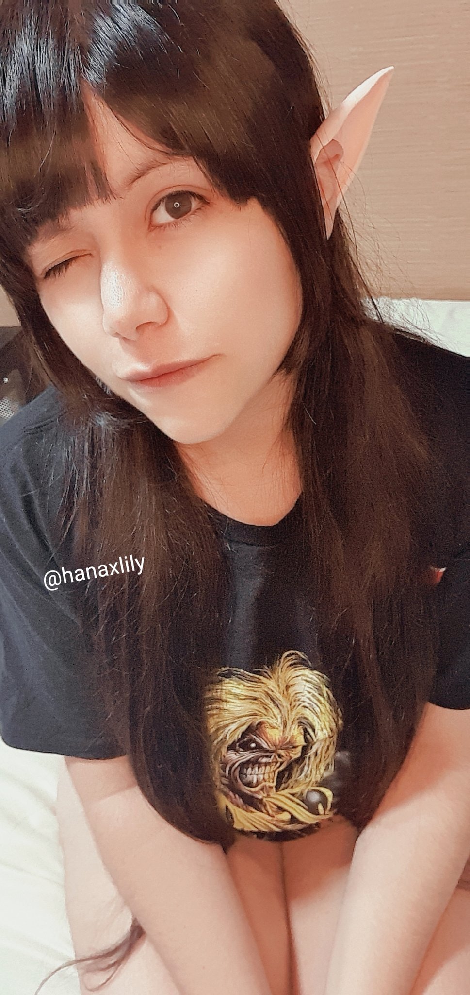 Hana Lily making a statement on Twitter