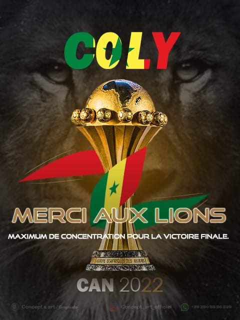 ColyEric's tweet image. Bonne chance aux lions du #Senegal