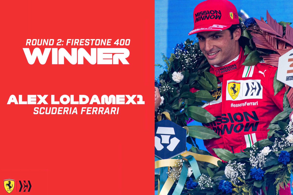 JordiCarSeriess's tweet photo. R2: Pocono Results
@xydamet1 wins in Pocono! @chasebengals completes a 1-2 for Ferrari as @etiennejon59 finishes 3rd!
#Firestone400 ๐บ๐ธ #JordiCar https://t.co/O5sM2ipL4a