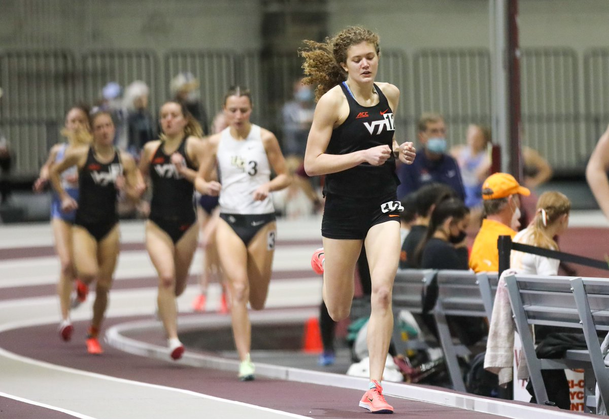 Ava Hassebrock takes 2⃣nd among collegiate athletes with a 30-second PR

She goes 9:35.53 in the 3,000m at JDL Fast Track