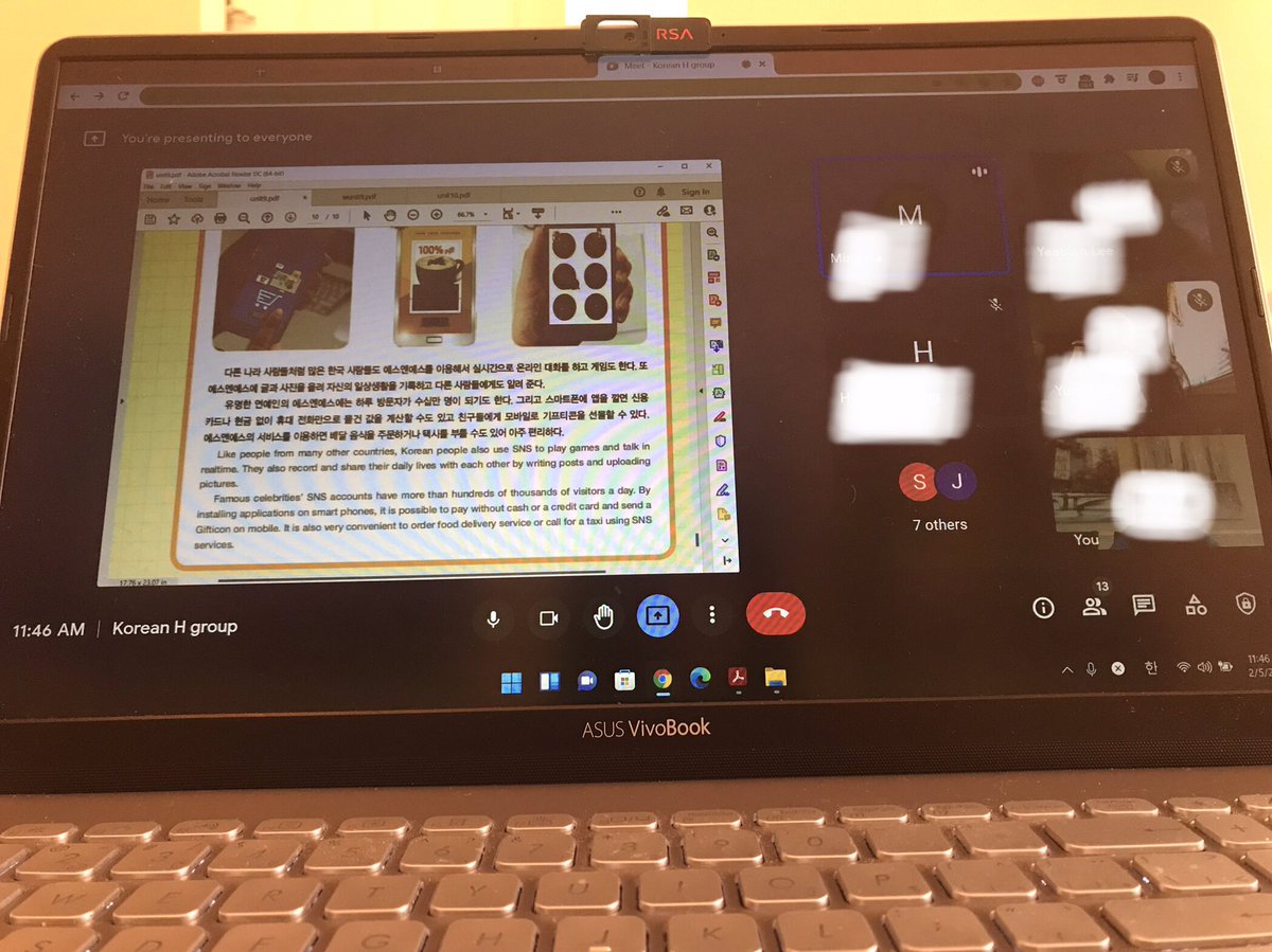 2_korean's tweet photo. 2021-2022 Korean Class
9:00-10:40 Low group
10:40-10:55 Break time
10:55-12:30 High group
@MarianneKayed @OCSBContEd
#Korean #OCSBILP https://t.co/kKajSAUk1q