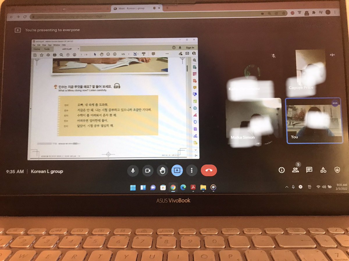 2_korean's tweet photo. 2021-2022 Korean Class
9:00-10:40 Low group
10:40-10:55 Break time
10:55-12:30 High group
@MarianneKayed @OCSBContEd
#Korean #OCSBILP https://t.co/kKajSAUk1q
