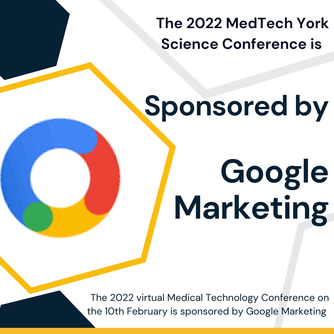 YorkSciCon's tweet photo. Our 2022 Medical Technology themed conference taking place on the 10th Feb is sponsored by Google Marketing! Our biggest event of the year, we will be hosting speakers from FERA Science, Cancer Research UK, Yorrobots and world-leading Pharmatech, Exscientia!! https://t.co/W4te00gvzs