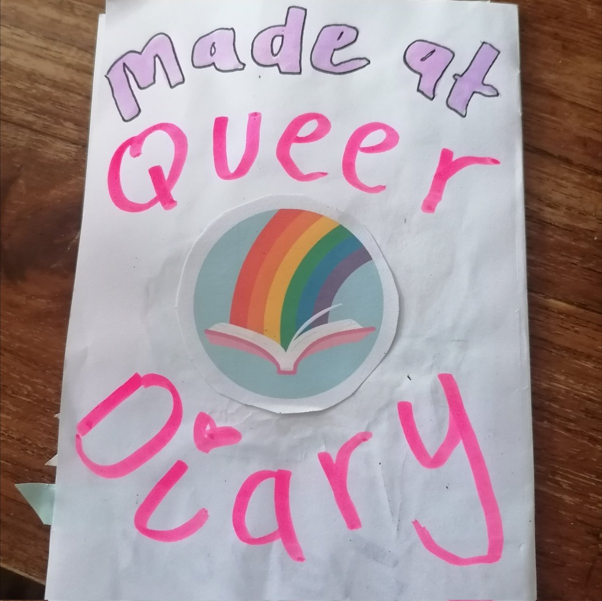 Yesterday was our 1st ever #QueerDiary zine-making event (hopefully first of many!) writing, drawing &amp; collaging OUR queer history at @Stanley_Arts.
Thanx everyone who came!
💗
See u next Friday back at Stanley for a Queer Diary night of LIVE readings 🌈📖
stanleyarts.org/event/queer-di…