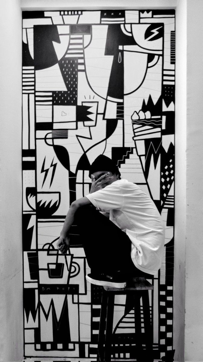 pahelllo's tweet photo. Today 🔥🔥🔥
Live painting at BM kopi 
#pahello https://t.co/yHDnpu09mG