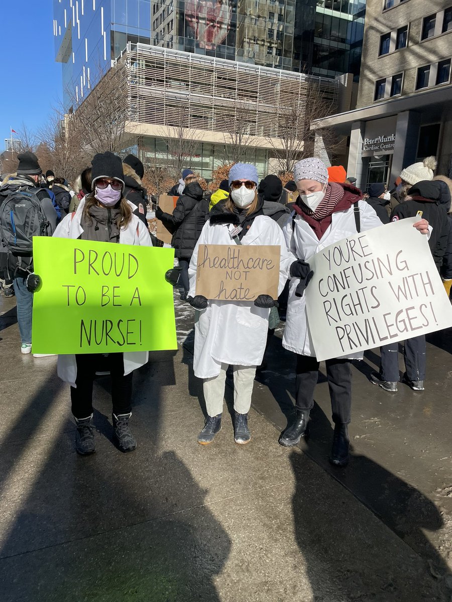 hayssamhulays's tweet image. Marching In support of healtcare worker, access to healthcare, and to saying no to hate. #TorontoConvoy #RepealBill124 #MedicareForAll
