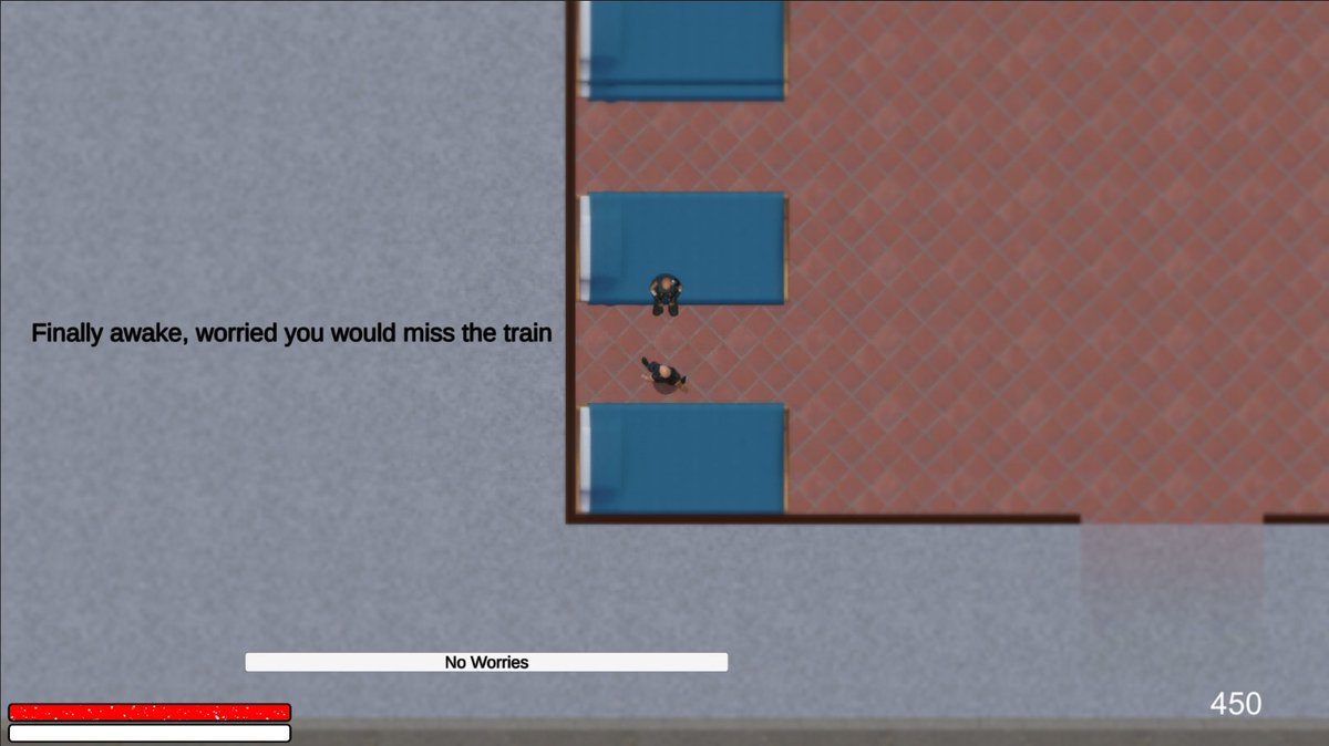 #indiegamedev #indiegame #gamedev #unity #indiegames #indiedev #gamedevelopment #gaming #videogames #madewithunity #gamedesign #games  #indiedeveloper 

Hero waking up at start of game, oh so #novel