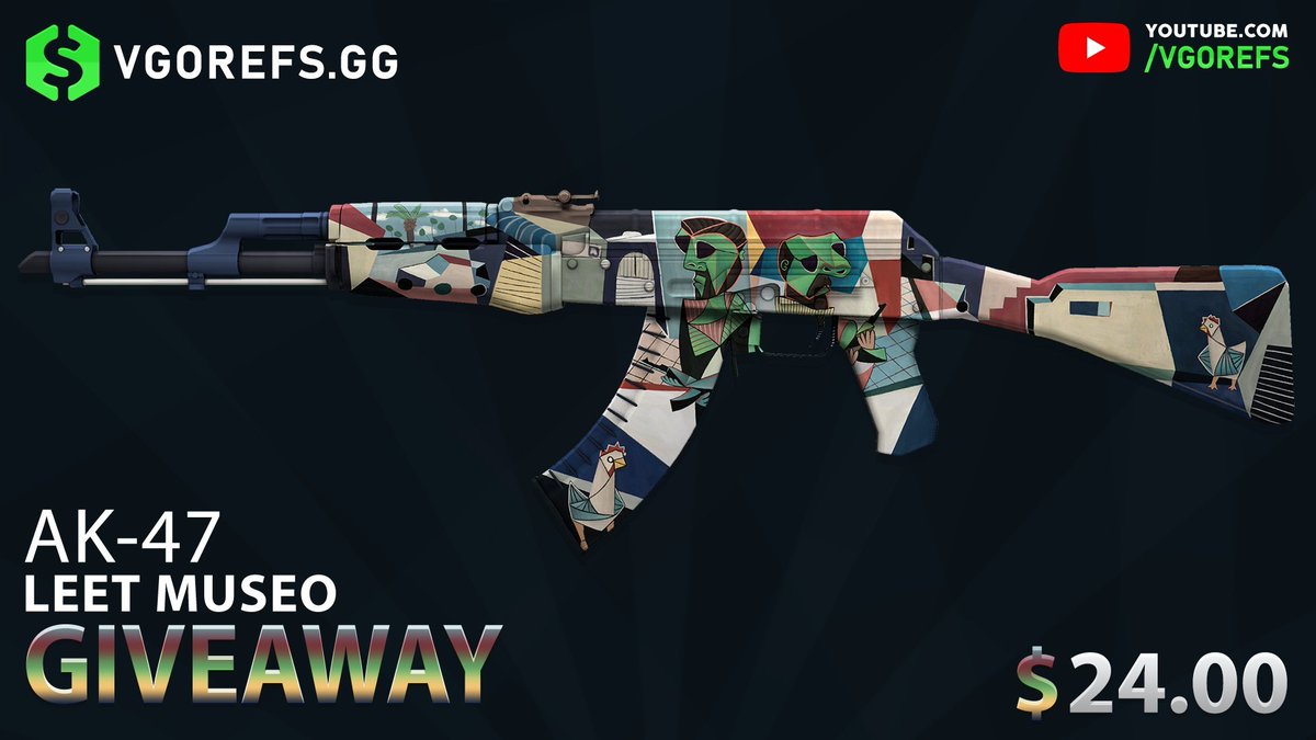 Zagmania_'s tweet photo. 🔥24$ AK-47 Leet Museo GIVEAWAY 🔥

To enter:

-Retweet
-Follow @CasinoCurd &amp; @Zagmania_ 
-Like and Comment https://t.co/0M9SDITAPG (show proof) 

⏰Giveaway ends in 48 hours!
#CSGO #CSGOGiveaway https://t.co/JTywuqKV8r