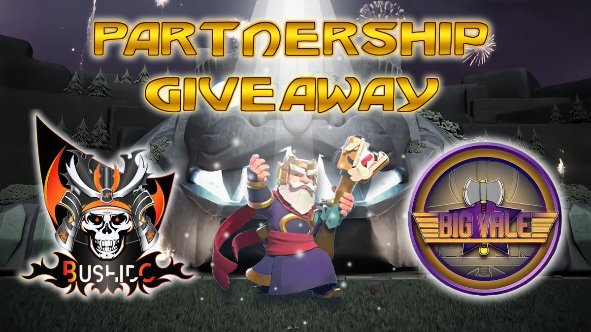 Julien Servelle (@tokyosteo) on Twitter photo Hey guys!
Let’s celebrate our Partnership with <a href="/BigVale83/">Code: BigVale</a> with a giveaway!!
🏅5 GOLD PASS TO WIN
🐲Follow <a href="/BushidoCOC/">Bushido</a> & <a href="/BigVale83/">Code: BigVale</a>
📺Subscribe 👇🏻
youtube.com/c/BigVale
🪓Tag 3 friends
🔁 Retweet and like
📅 Ends 13/02/2022
#Bushido #ClashOfclans #eSports Hey guys!
Let’s celebrate our Partnership with <a href="/BigVale83/">Code: BigVale</a> with a giveaway!!
🏅5 GOLD PASS TO WIN
🐲Follow <a href="/BushidoCOC/">Bushido</a> & <a href="/BigVale83/">Code: BigVale</a>
📺Subscribe 👇🏻
youtube.com/c/BigVale
🪓Tag 3 friends
🔁 Retweet and like
📅 Ends 13/02/2022
#Bushido #ClashOfclans #eSports