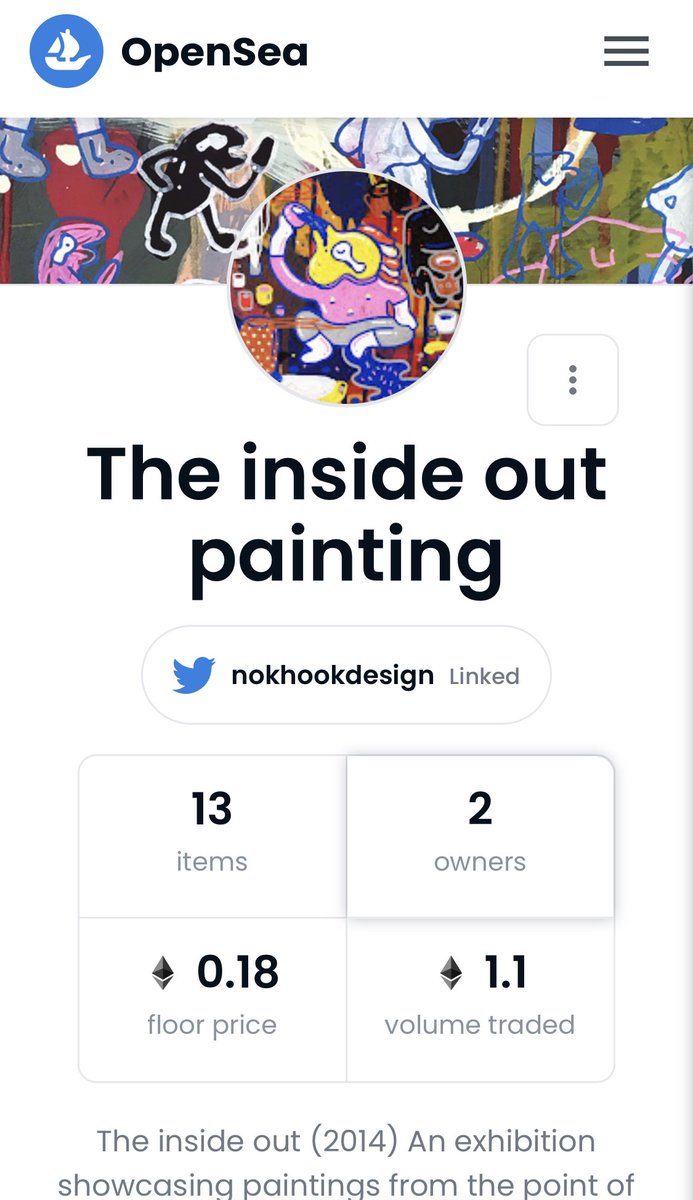 nokhookdesign's tweet photo. "The inside out" (2014) Solo Exhibition by @nokhookdesign 4th April – 31st May 2014 at @neverhatedraw Chiang Mai, Thailand, Check out my #NFT on @opensea
🛒https://t.co/Uv4L9L3EfS
#NFTs #NFTCommunity #theinsideout #NFTartist #nftpainting https://t.co/c8QDlLSi1m