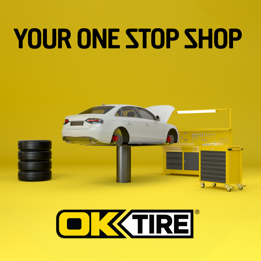 Take care of your #1 Valentine this February, your car! Visit your Local OK Tire location for your car maintence today!