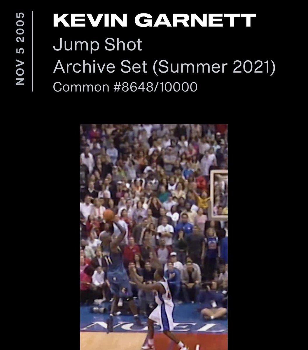 BenjaminTHA's tweet image. Love this man and love this moment. 

Giving away this epic @KevinGarnett5KG @nbatopshot moment in 3 days. Simply like, follow and RT for a chance to win!! 
#nftcommunity #nbatopshot 💯💯