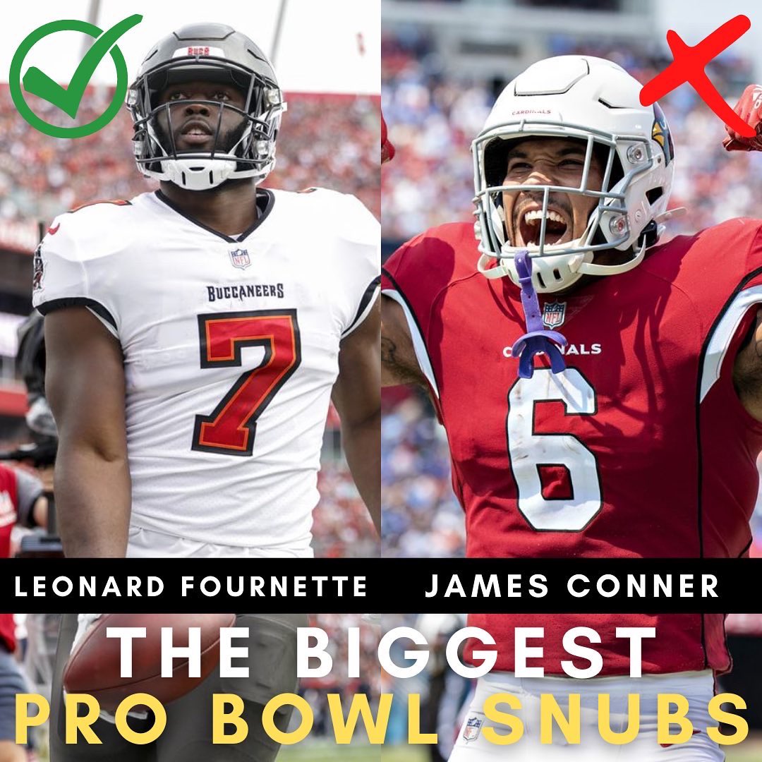 TFFPhilip's tweet image. **This was made the day after voting and prior to injury/super bowl elimination
.
These are the biggest pro bowl SNUBS in my opinion.
.
✅ are the ones that didn’t get in but should have.
#nfl #fantasyfootball #probowl