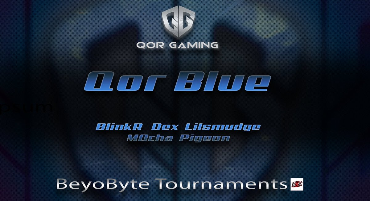 It's #GameDay!  Qor Blue will be competing in BeyoByte #valorant tournament today <a href="/beyobyte/">BeyoByte</a>.  Let's send them some #QORWIN vibes!

💙 @BlinkR_Val 
💙 @DexWNL 
💙 @lilsmudgeval 
💙 @m0chafps 
💙 <a href="/Pigeon_iwnl_/">Pigeon</a> 

📋 <a href="/KadinDeruijter/">Kadin</a>