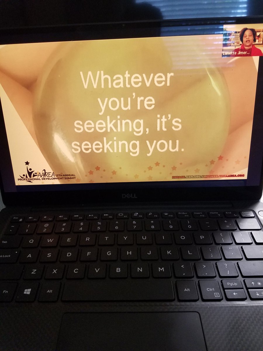 Listening to <a href="/ljwriter7/">Lanette Jimerson</a> keynote at <a href="/choose_college/">Choose College</a>'s AAREA's PDS speak on how educators should recenter themselves, reflect on their gifts and uncover the ways we can expand our impact and continue to rise