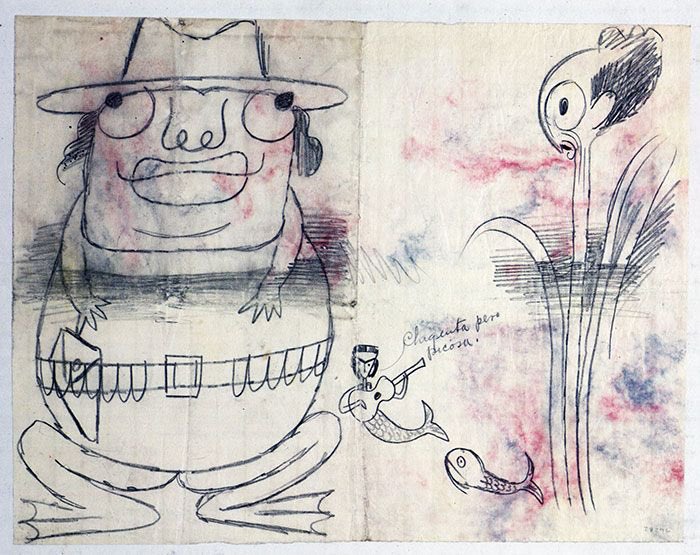 Diego Rivera caricatures by Miguel Covarrubias 