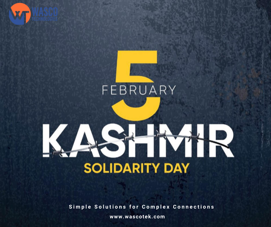 wascotek's tweet photo. The only way to solve the problem of Kashmir is with good intentions.
#kashmirday #wascotechnologies #startup #itindustrypakistan https://t.co/iH3iAFQez6