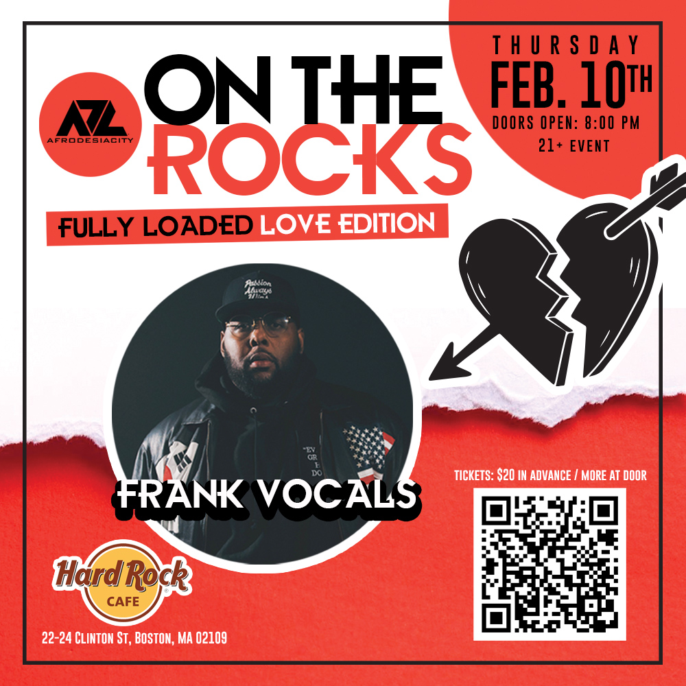 Connector at Large (@afrodesiacity) on Twitter photo ADC ON THE ROCKS |
<a href="/IAMFRANKVOCALS/">Frank Vocals</a>
x
<a href="/AFroDesiaCity/">Connector at Large</a>
#BlackHistoryMonth
THURSDAY, FEBRUARY 10TH
DOORS AT 8:00 PM l Tickets: afrodesiacityontherocks.eventbrite.com ADC ON THE ROCKS |
<a href="/IAMFRANKVOCALS/">Frank Vocals</a>
x
<a href="/AFroDesiaCity/">Connector at Large</a>
#BlackHistoryMonth
THURSDAY, FEBRUARY 10TH
DOORS AT 8:00 PM l Tickets: afrodesiacityontherocks.eventbrite.com