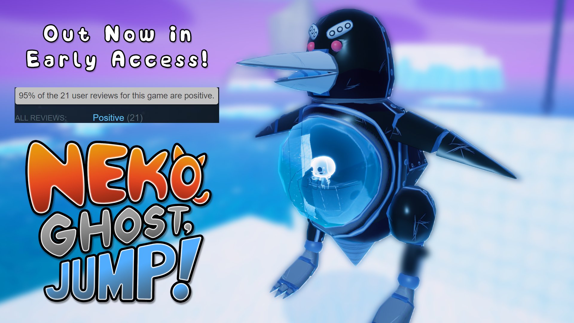 Neko Ghost, Jump! on Twitter: "Help defeat the The Penguin Mech Boss🐧 in  our perspective puzzler indie game! Find out why the doggone evil Space Dog  Pirates catnapped your precious bride-to-be👰. Out
