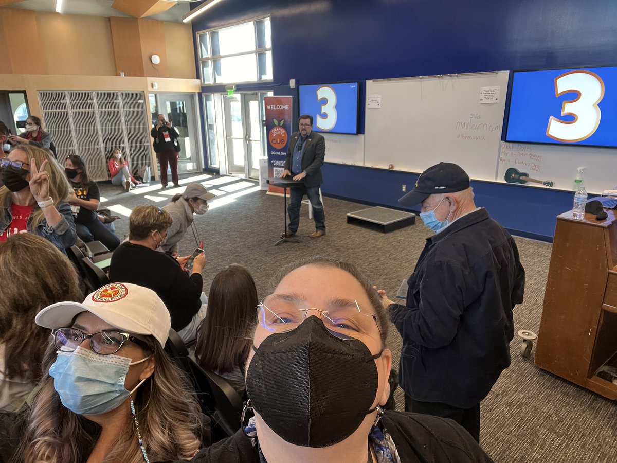 Spark4Learning's tweet photo. At #OCCUETechFest hearing from the amazing Mike Lawrence @techmaverick and getting a reminder and great tips about staying in the question. https://t.co/gPUI5ozlsN