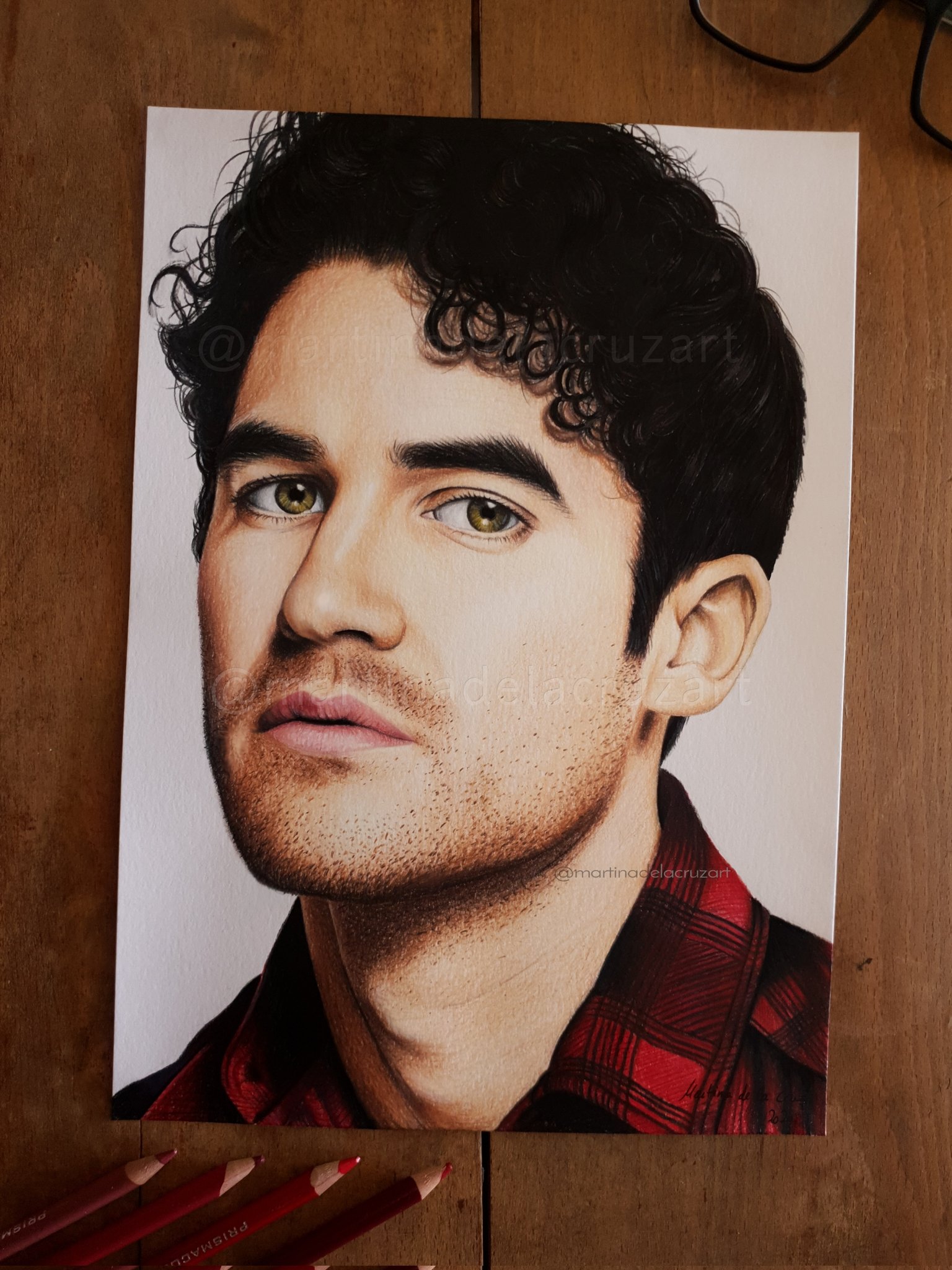 Happy birthday to Darren Criss!! I really loved drawing him!   