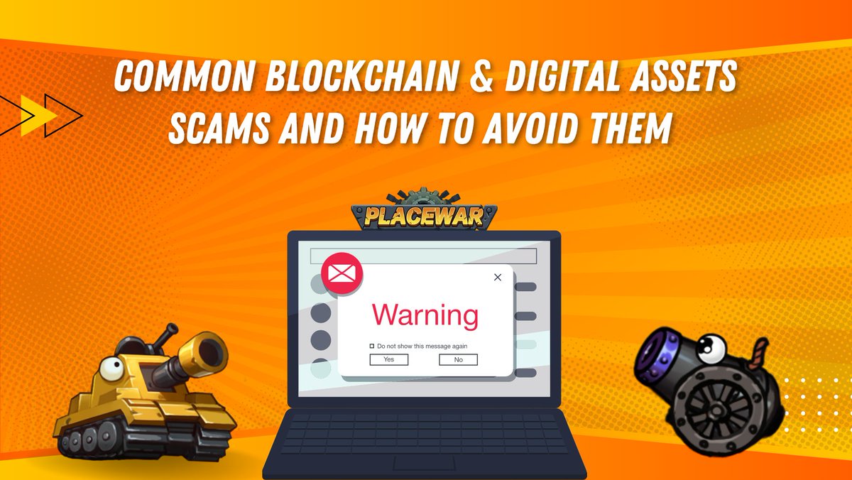 How to avoid common #Blockchain &amp; Digital Assets scams? 🙇🏻‍♀️

Stay #SAFU, Placedonians! 🙆🏻‍♀️💣

Check out our article:
bit.ly/3snR62J

Disclaimer: We are not financial advisors. #DYOR. 

#PlaceWar $PLACE $GEAR