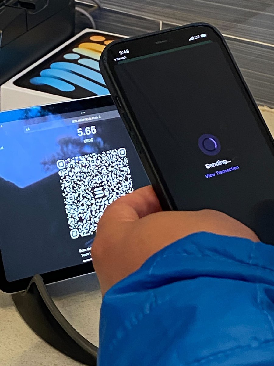 Already here. USDC w SolanaPay enabling this SF coffee house to accept payments with instant settlement, and fraction of a cent tx cost. Industry has got this.