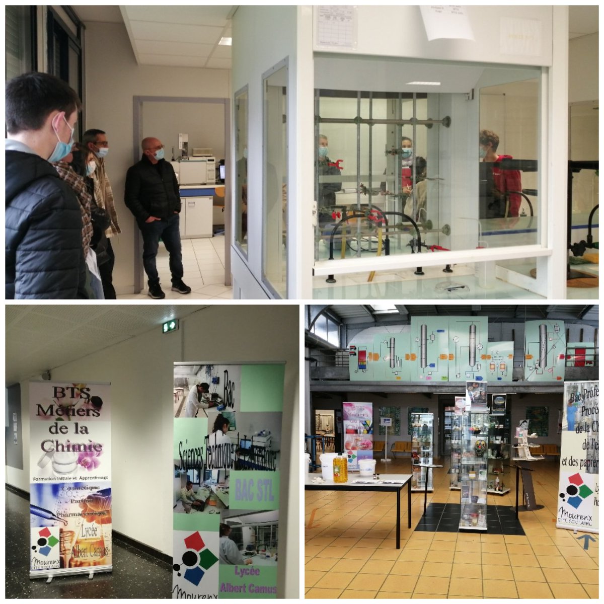 CiteMourenx's tweet photo. Merci aux élèves et aux équipes pour leur contribution à la réussite de la Journée Portes Ouvertes de la Cité scolaire 👏 #BtsChimie #CAP_MDS #STL #BacPro #LGT Toutes les filières ont été mises à l'honneur @AcBordeaux @dsden64 @CMourenx @LaRepDpyrenees @SO_Pau https://t.co/qLrHS3Zz8S