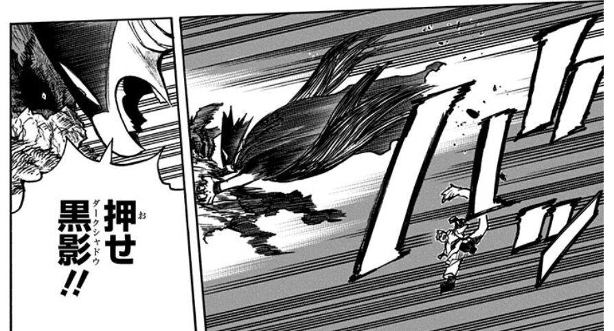 Screentones added for better contrast and showing speed. 