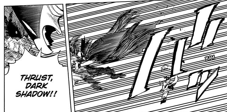 Screentones added for better contrast and showing speed. 