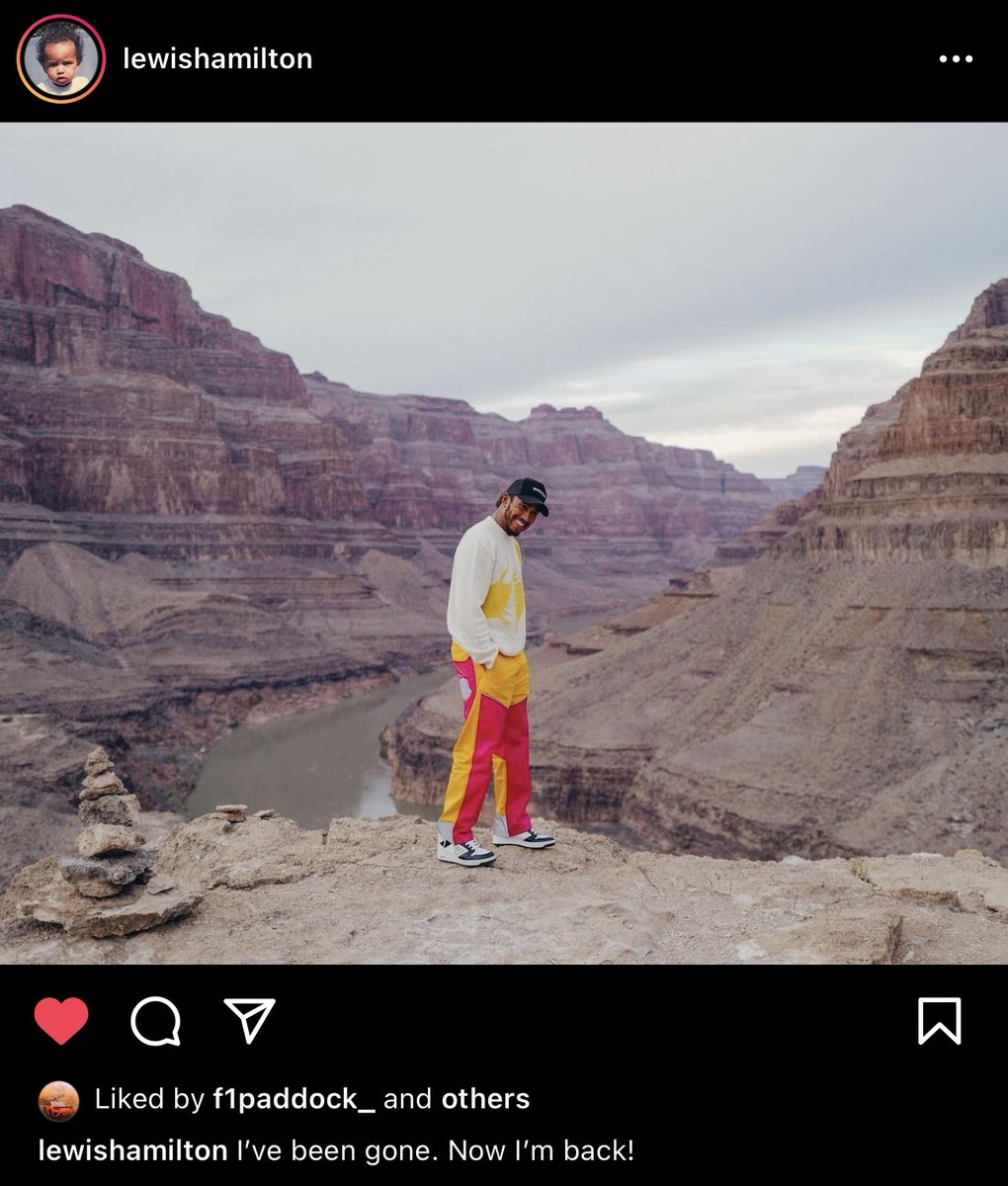 MarceloNogF1Sim's tweet photo. Heโs Back ๐๐๐๐ฝ๐ #LewisHamilton #lewishamiltonisback #wtf1 https://t.co/I3y7A0ru9i