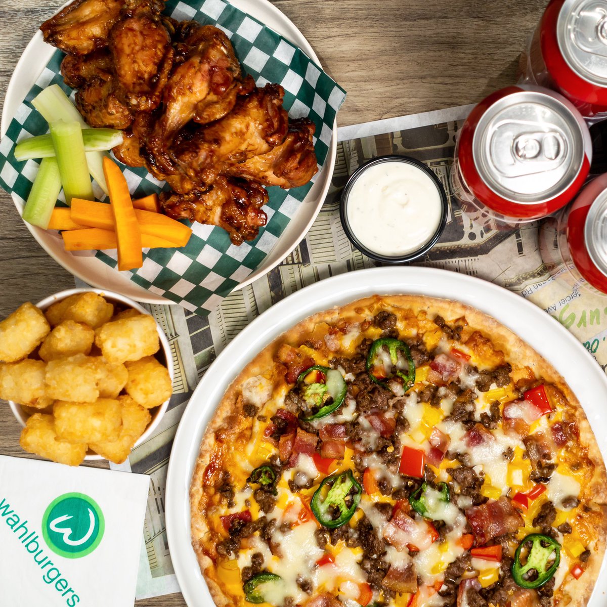 Stay in your den 🏠 &amp; hibernate! Let Wahlburgers be delivered to you via <a href="/UberEats/">Uber Eats</a> <a href="/SkipTheDishes/">SkipTheDish</a> &amp; <a href="/DoorDash/">DoorDash</a>.

Alternatively, embrace the cold &amp; go for a brisk walk to <a href="/WahlburgersCA/">Wahlburgers Canada</a>!  ✨ Enjoy 15% off food w/ walk-in • phone 416.489.8932 • wahlburgers.ca orders.
