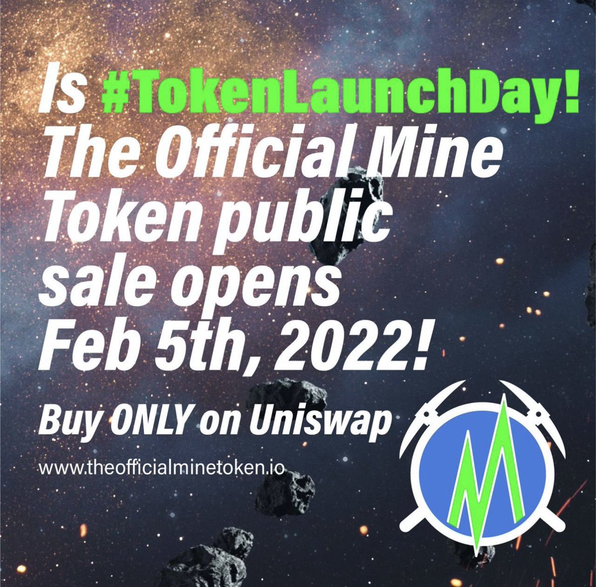 DeFiantLaunch_'s tweet photo. $MINE Launch

Time: 5pm-7pm EST

Website? https://t.co/D8KdzBmGPv https://t.co/61fkPQTA8j
