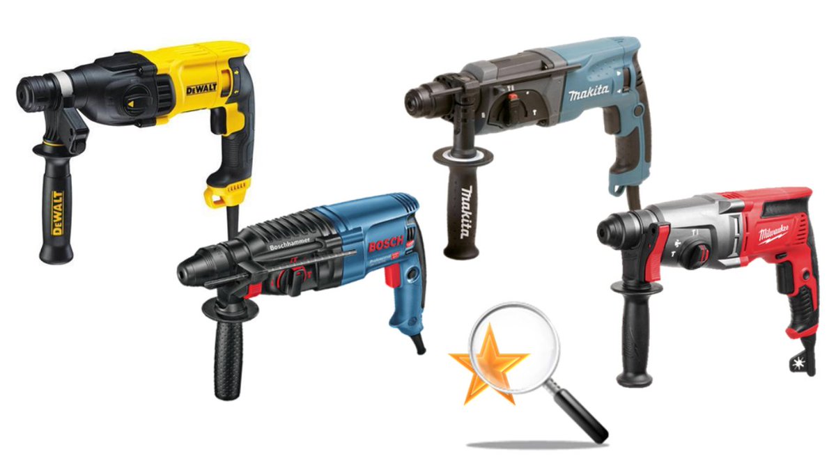 Most used SDS+drills on the market! Some of them – even hard to find. Which one fits best to your purpose? A brief review of major brands models follows…
bit.ly/3Lc3rzC

#sdsplusdrills #rotaryhammers #DEWALTD25133K #BOSCHGBH2_26DRE #MAKITAHR2470 #MILWAUKEEPH26T