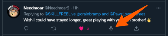 Apparently, I was selected to beta-test a "downvote" button.

OF COURSE it would be on a tweet from <a href="/Needmoar2/">Needmoar</a> where I would have the option to do this for the first time, because the universe seems to love it when we abuse my brother from another mother. <a href="/crainbramp/">CrainBramp</a>
