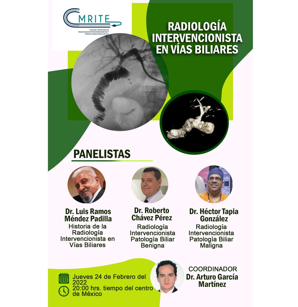 HGMIntervencion's tweet photo. "Radiología Intervencionista en Vías Biliares"
24 de febrero 2022
20:00 horas Ciudad de México

https://t.co/pGODMMByc1 

#CMRITE #IRad  #radiologia #interventionalradiology #intervencionismo #radiologiaintervencionista #ViasBiliares  #Seminariosonline #SeminarioVirtual https://t.co/u2mbjRN9cp