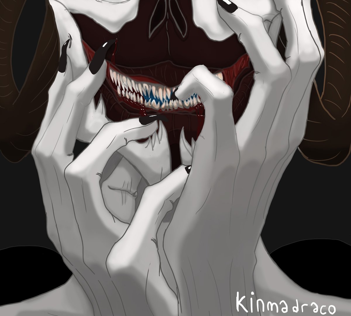 DracoKinma's tweet photo. And new profile picture :D #drawing #Demon #profilepic https://t.co/ti6ESYl0mD