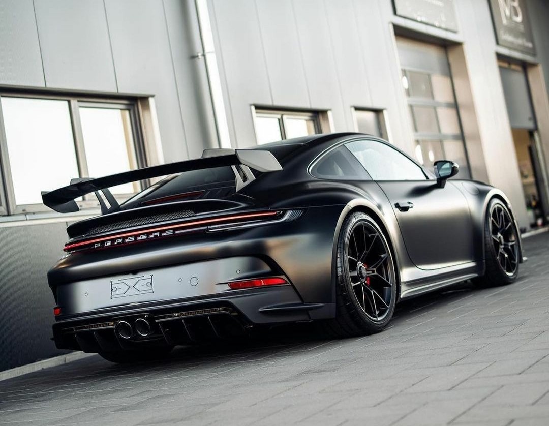 PorscheCIub's tweet photo. Stealth spec 992 GT3 https://t.co/EBUrrWe8kb