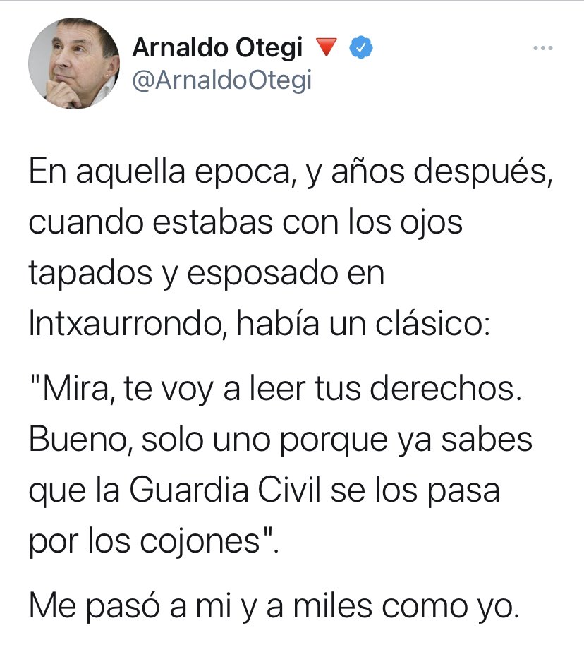 MRetacher's tweet photo. Los derechos que sin duda leyeron a Miguel Ángel Blanco, a Gregorio Ordóñez, a Ortega Lara, a las niñas de la casa cuartel de Vic y a todas y cada una de las casi mil personas asesinadas o secuestradas por este individuo y por otros como él. https://t.co/nMkTNRAl6E