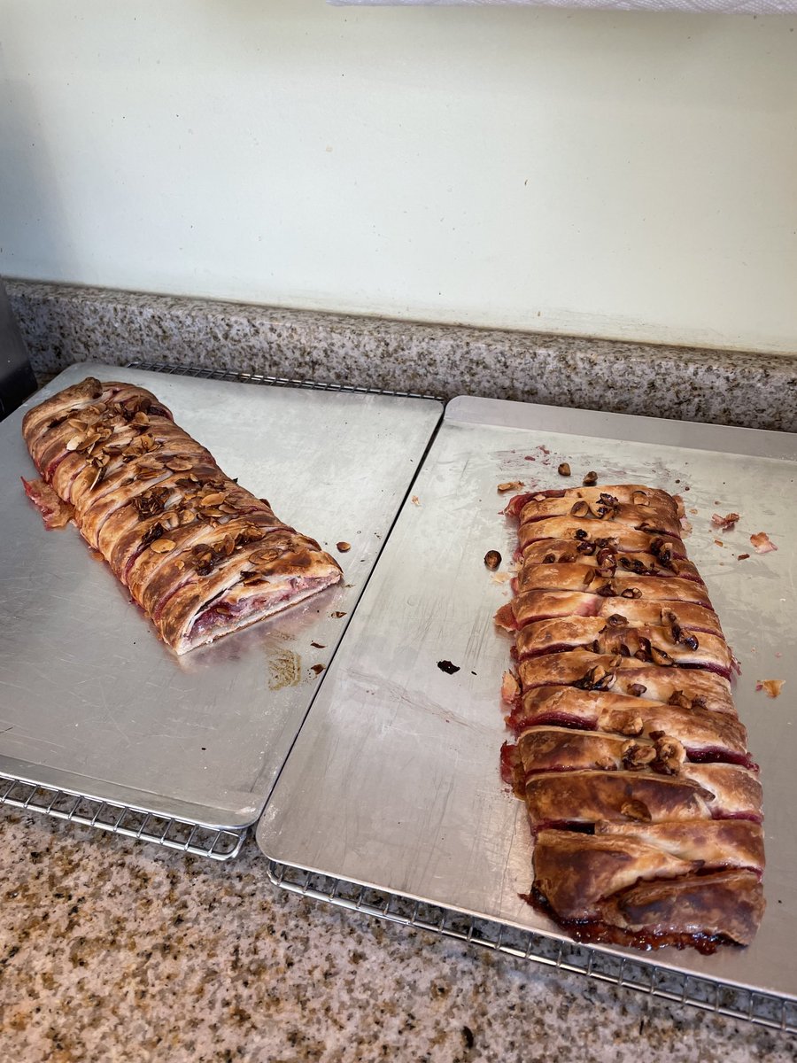 Is there baking twitter? ⁦<a href="/davidlebovitz/">David Lebovitz</a>⁩ ⁦⁦@zoebakes⁩ ⁦⁦<a href="/hels/">Helen Rosner</a>⁩ I’m on this app to learn from bipoc scholars 🙏, about NY publishing-kid became ed asst in April, and about anti racist politics, but I am proud of my annual Danish braids