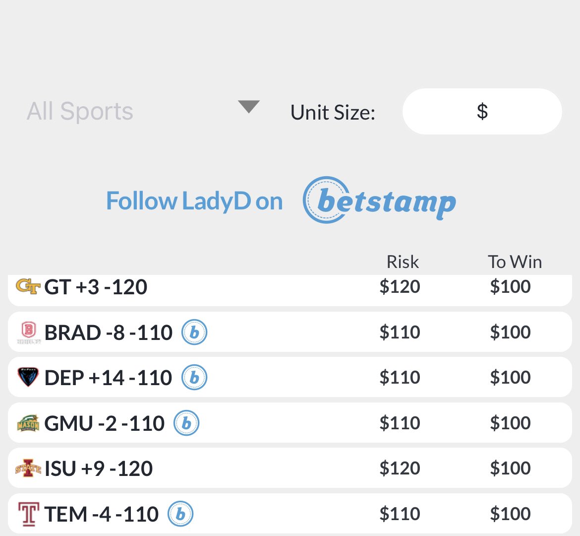 BettingInHeels's tweet photo. Just Cause I feel like its gonna be a good day! Need a comeback from yesterday! 😳😳 #DailyD #DoseofDailyD #LadyD #Bettinginheels #bettor #BetstampVerified #betstamp #GamblingTwitter #bettingtwitter #bettingpicks https://t.co/RpINkqgYv4
