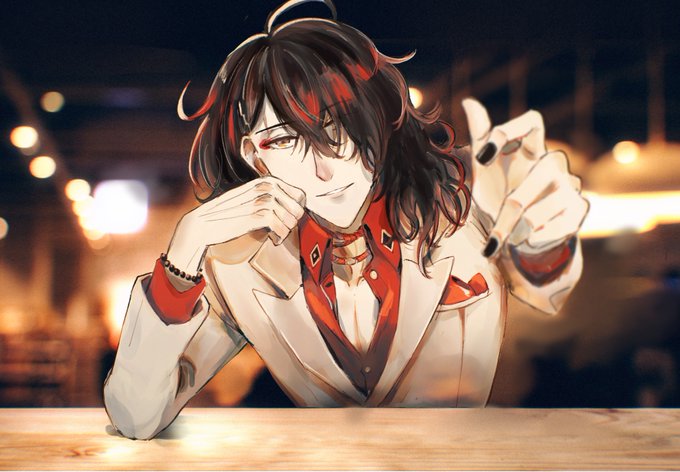 #Akurylic #Luxiem #VoxAkuma 
👹"Let  me  touch  you  for  a  while." 