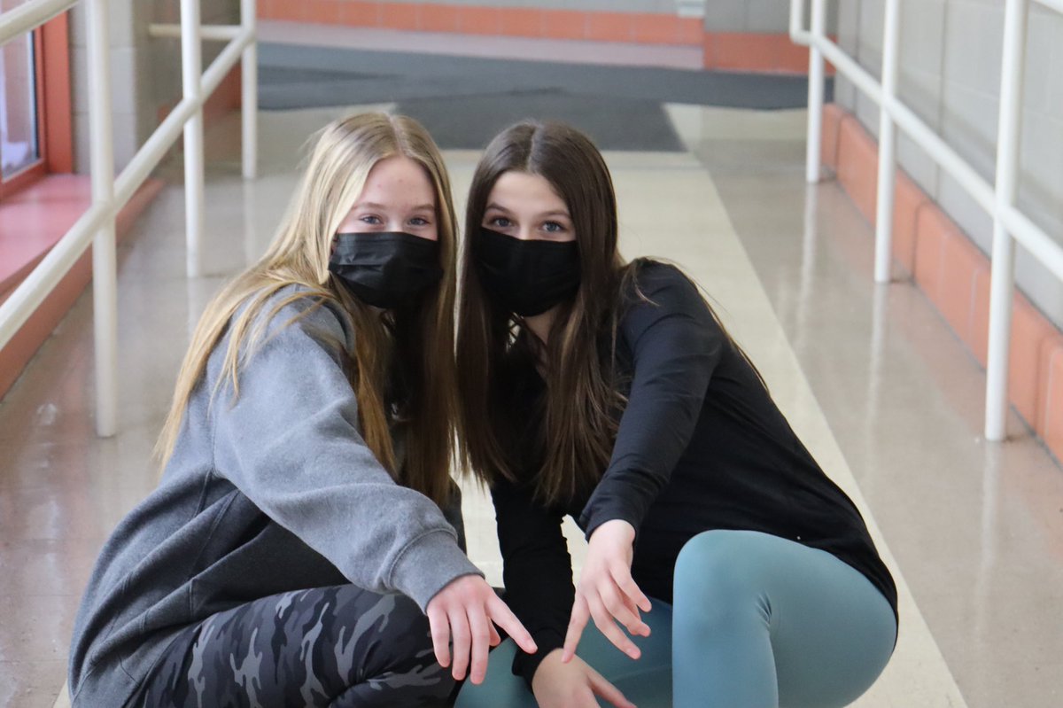 HCJuniorHigh's tweet photo. Congratulations to these 8th Grade students for winning the Superlative Award for Best Girlfriends - Lexi Janke &amp; Kami Kinter. #IMPACTStudents https://t.co/qmPVLUqGzT