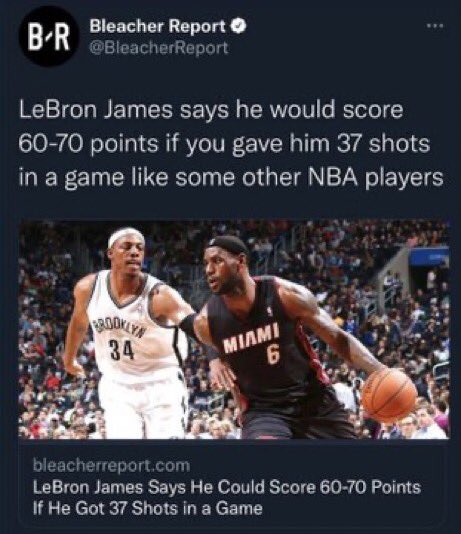 oldnbatweetz's tweet photo. Never forget when LeBron had to prove the haters wrong https://t.co/kTHyt5ORUA