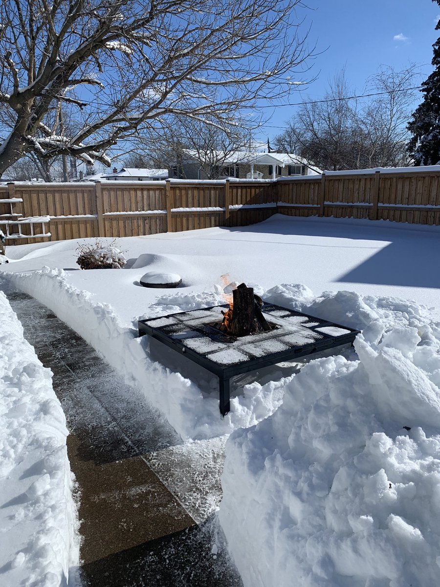Beautiful day for a fire!