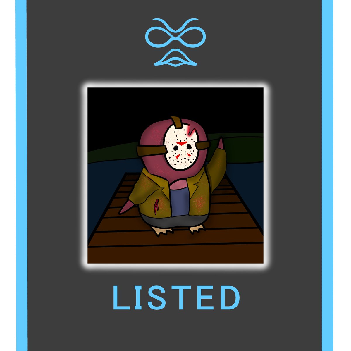 NEW NFT LISTING!!!
Edition #15 Penguin Voorhees for 0.0008 ETH
Collect now on #opensea to become a member of the Peaceful Penguins Club!🤑💸💰
.
Join our Discord for more information on new drops!
(Link in description🔗)
.
.
#nft #nftart #nftcommunity #nftcollection #NFTs