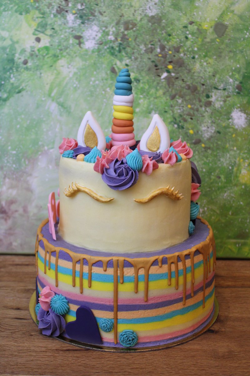 Hab das Backen wieder angefangen und liebe es 🥰 #backen #einhorntorte #coronahobby #torte