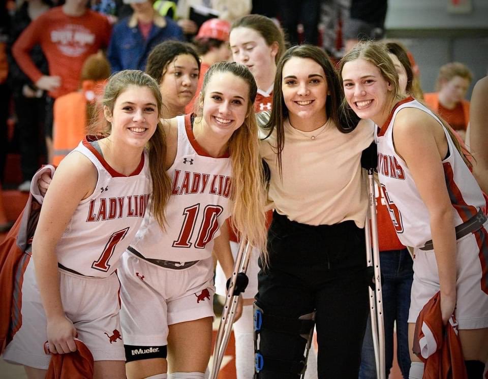 It’s Senior Night for these awesome Lady Lions! #PonderProud of Kenzie Crider, Kassi Ballard, Tate Wells, Everley Joplin, Marlee Moynagh, and Managers Rainey Edwards and Kamrie Howard. They will be missed. Good luck in all that you do. 
Thank you. 
Game starts at 3:00.