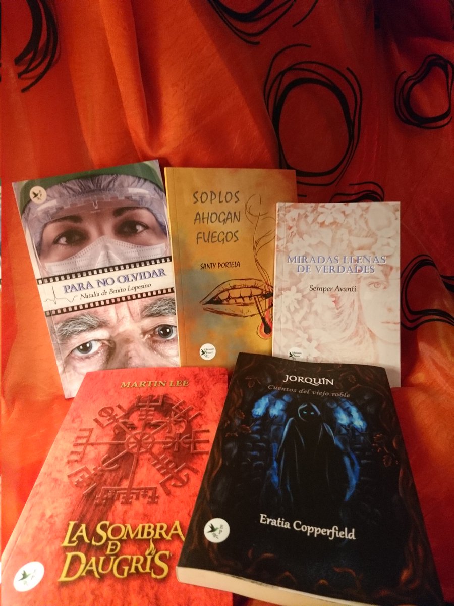 Para los que tenéis un fin de semana tranquilo en casa y buscáis una buena lectura, os dejamos nuestras recomendaciones para elegir entre: poesía, relatos, novela realista y fantasía. #EdicionesPasser #queleer #LecturasRecomendadas #fantasia #poesia #relatos