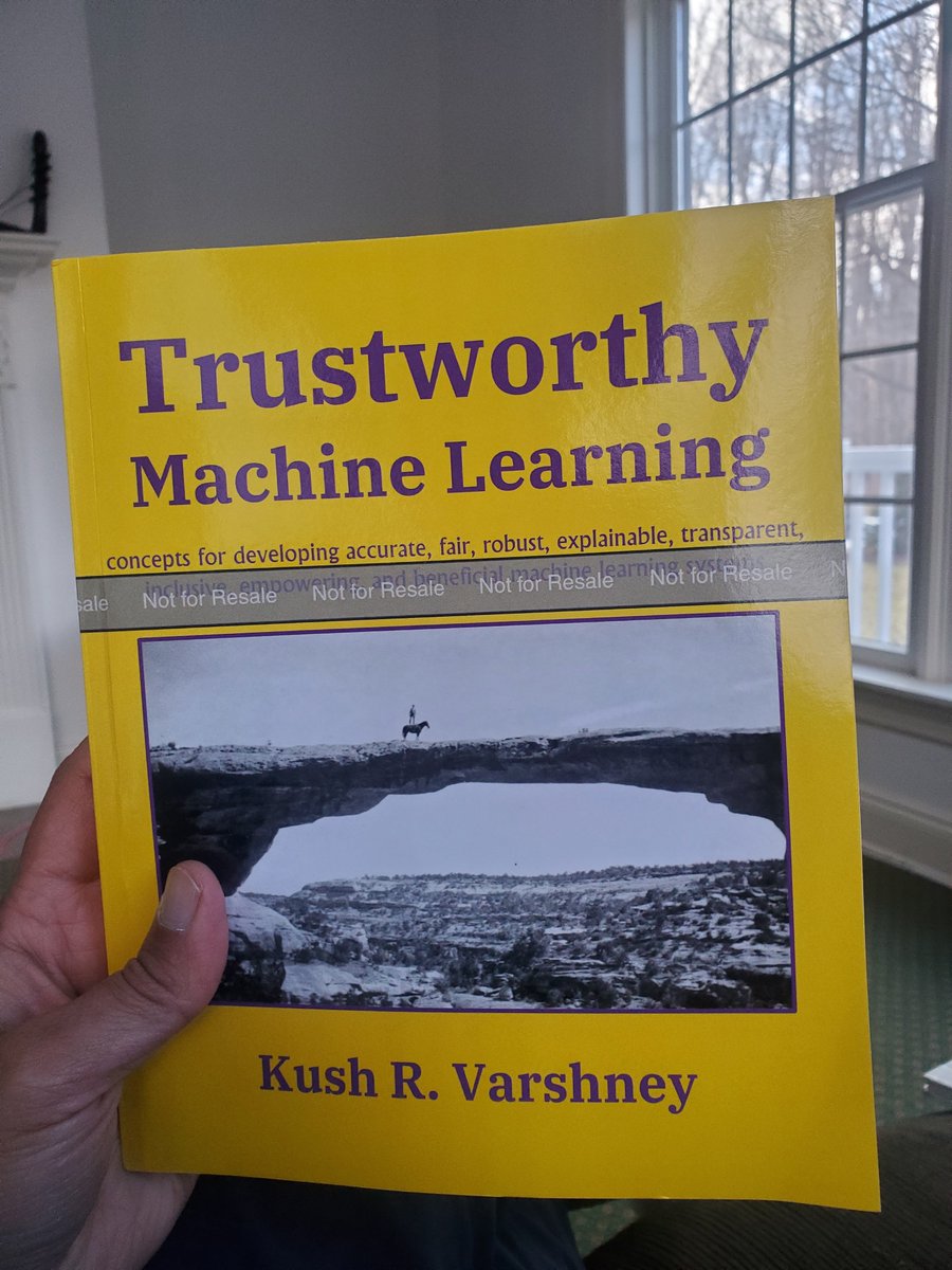 It came two days early! trustworthymachinelearning.com